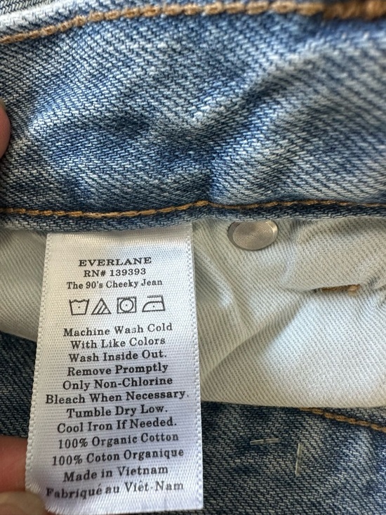 Everlane The 90s Cheeky Jean Size 27 Blue - Picture 11 of 12